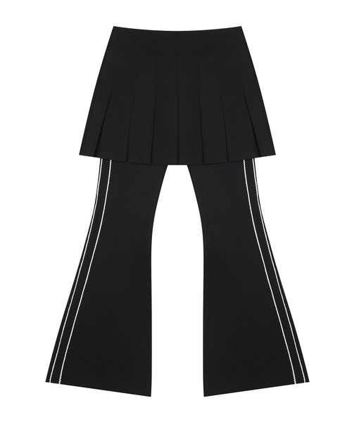 LUVISTRUE ワイドパンツ パンツ PA PLEATED SKIRT PANTS レディース