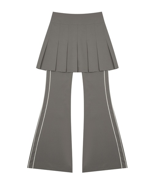 【LUVISTRUE】PA PLEATED SKIRT PANTS 2色★韓国★人気★追跡付 428.jpg