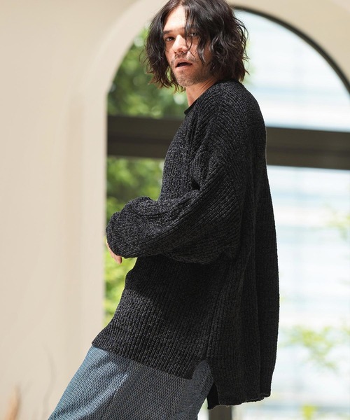 CAMBIO セーター ニット mn3032-Mid Gauge Mole Knit Pullover