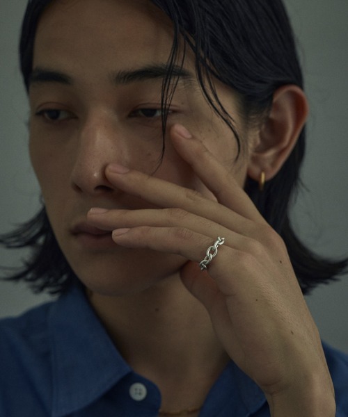 TEN. 指輪 リング SILVER925 スタウトチェーンリング メンズ