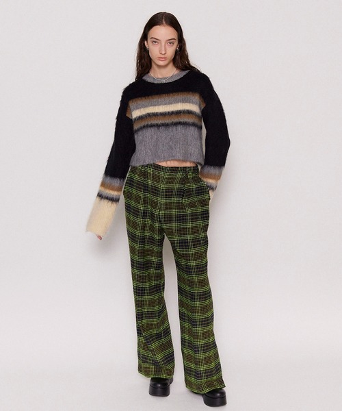 MAISON SPECIAL（メゾンスペシャル） スラックス パンツ Saxony Pants