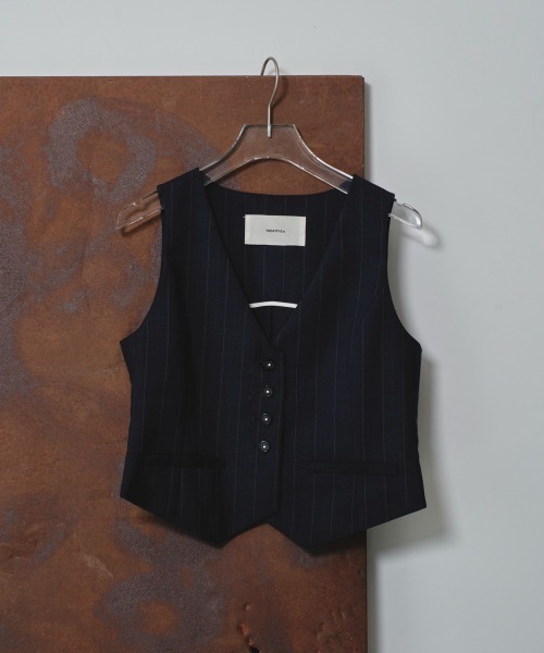 TODAYFUL ベスト ジレ Stripe Compact Vest レディース : ZOZOTOWN