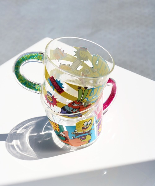 タンブラー 「SPONGEBOB/スポンジボブ」GLASS MUG/グラスマグ