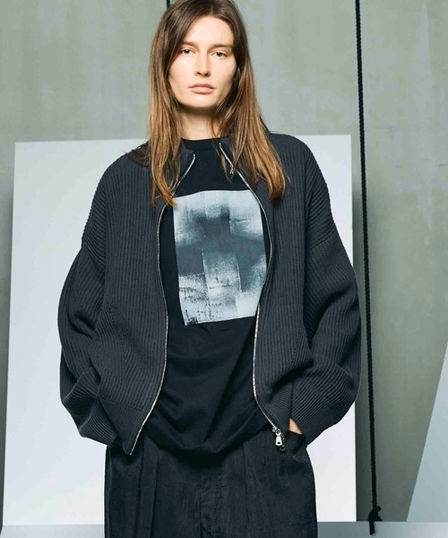 【メゾンスペシャル】ニット セール】《UNISEX》Prime-Over Spike Mesh Skipper Knit