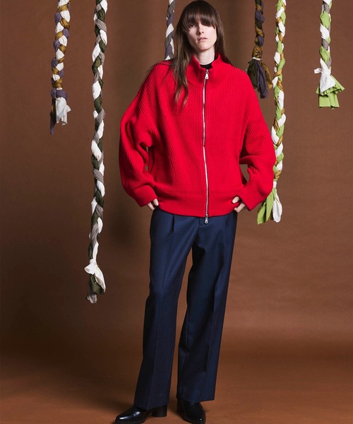 【MAISON SPECIAL/メゾンスペシャル】ドライバーズニット 赤 UNISEX》Prime-Over Drivers Knit/プライムオーバードライバーズ