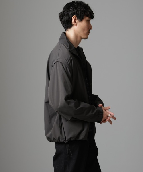 nano universe ナノユニバース ナイロンリブブルゾン 撥水 ナイロン リブ ブルゾン