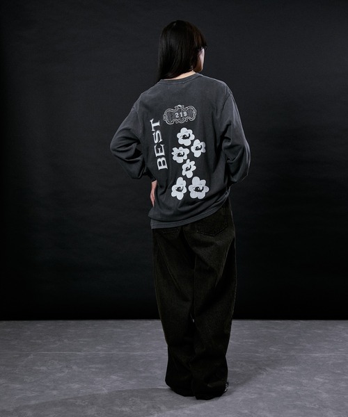 tシャツ 「Work of kendai_for M」 DYE PRINT L/S TEE レディース Work of kendai_for M】 DYE PRINT L/S TEE (トップス / Tシャツ
