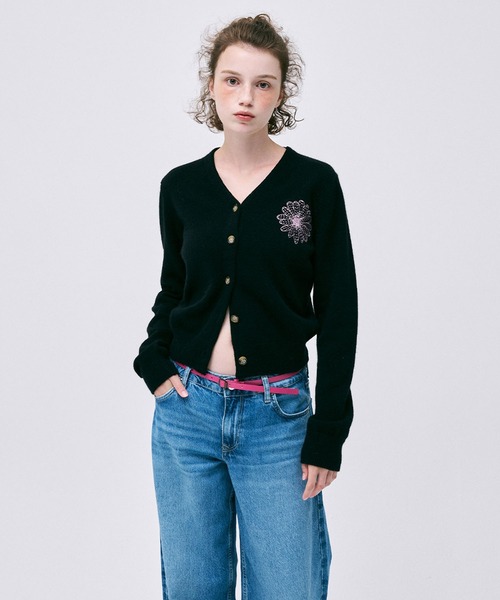 Mardi Mercredi ブラック カーディガン【本日中のみセール】 楽天市場】マルディメクルディ Mardi Mercredi ニット CASHMERE