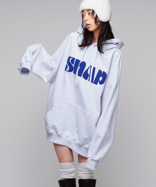 パーカー 「Narcissus」SNAPフードパーカー レディース Narcissus パーカー 「Narcissus」SNAPフードパーカー