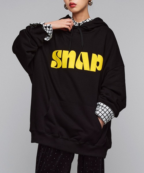 パーカー 「Narcissus」SNAPフードパーカー レディース
