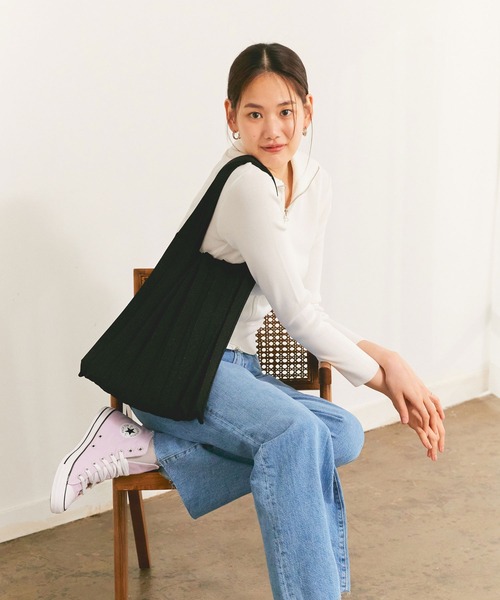 【未使用】PLEATSMAMA プリーツママ ショルダーバッグ グリッターブルー PLEATSMAMA ショルダーバッグ バッグ PLEATSMAMA（プリーツママ