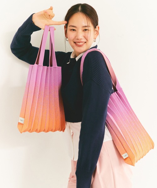 【未使用】PLEATSMAMA プリーツママ ショルダーバッグ グリッターブルー PLEATSMAMA ショルダーバッグ バッグ PLEATSMAMA（プリーツママ