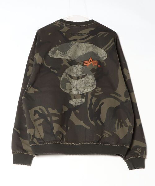 AAPE BY A BATHING APE トレーナー スウェット x ALPHA