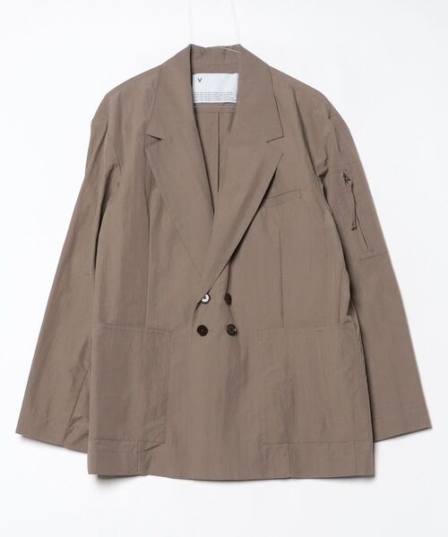 ジャケット・アウター VOAAOV supima cotton polyester long coat VOAAOV（ヴォアーブ） ジャケット テーラードジャケット SUPIMA COTTON