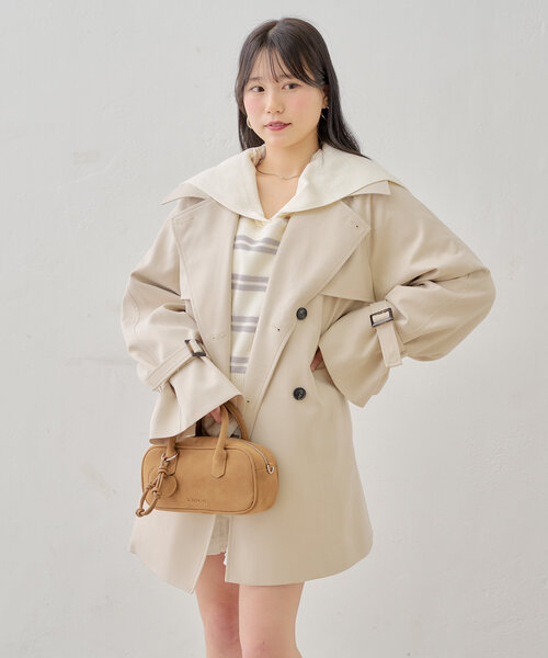 【新品未使用】CHICO チコ ミドル丈ダブルトレンチコート ミドル丈ダブルトレンチコート | Chico(チコ)レディース | PAL