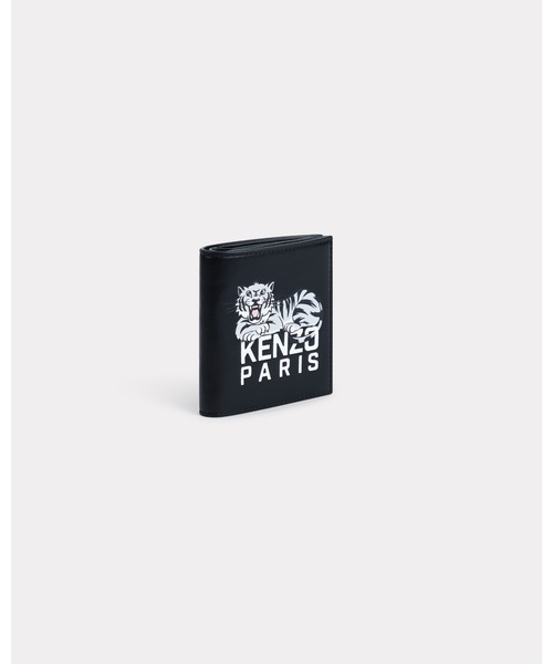 【美品】KENZO ケンゾー ロゴパッチジャングル ミニウォレット 美品】KENZO ケンゾー ロゴパッチジャングル ミニウォレット