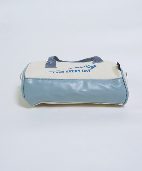 shopnikoniko（ショップにこにこ） ボストンバッグ ロゴプリント