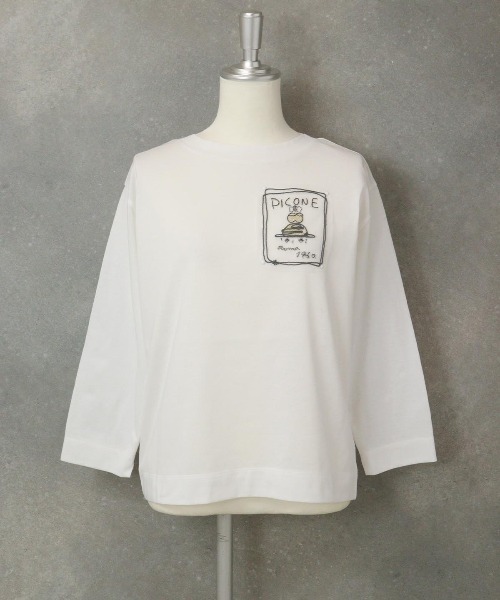 STUDIO PICONE（スタジオピッコーネ） tシャツ UV速乾チュール刺繍プル