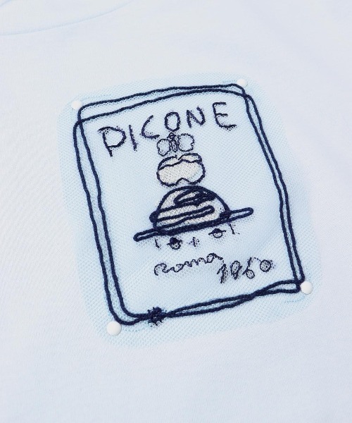 STUDIO PICONE（スタジオピッコーネ） tシャツ UV速乾チュール刺繍プル