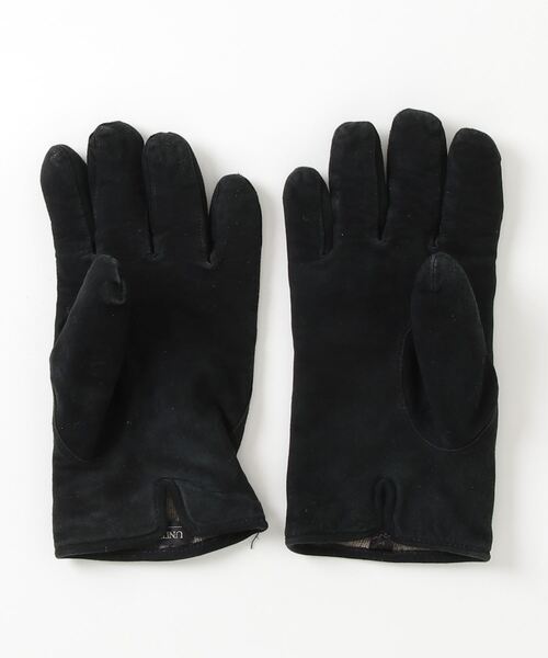「UNITED ARROWS」 手袋 8 1/2 ブラック メンズ_画像2