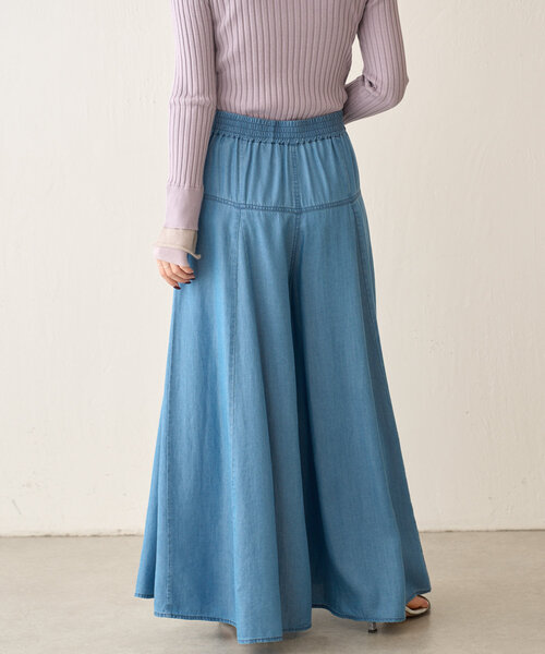 Jena espace merveilleux パンツ テンセルフレアスカーチョ
