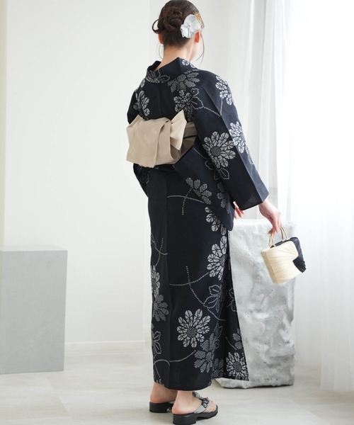 utatane 浴衣 手染め注染浴衣3点セット utatane×注染工房 赤坂紬