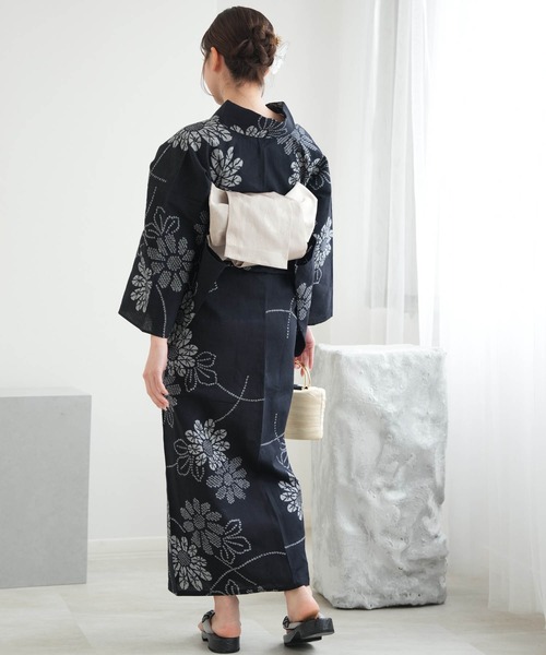 utatane 浴衣 手染め注染浴衣3点セット utatane×注染工房 赤坂紬