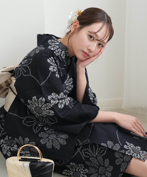 竹仙ろうけつ染浴衣⭐新品未使用 竹仙ろうけつ染浴衣⭐新品未使用 - メルカリ