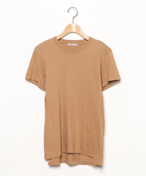 AURALEE ブラウン Tシャツ 半袖 AURALEE 「AURALEE」 半袖Tシャツ 1 ブラウン レディース