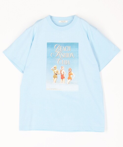 FREAK'S STORE（フリークスストア） tシャツ 半袖 Girls photo Beach