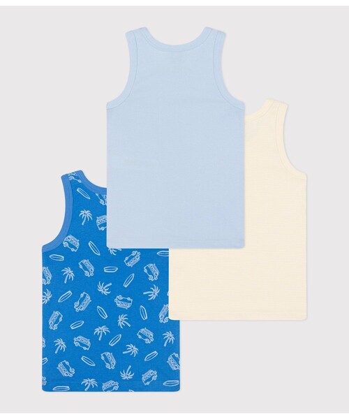 PETIT BATEAU（プチバトー） 肌着 タンクトップ3枚組 キッズ 子供