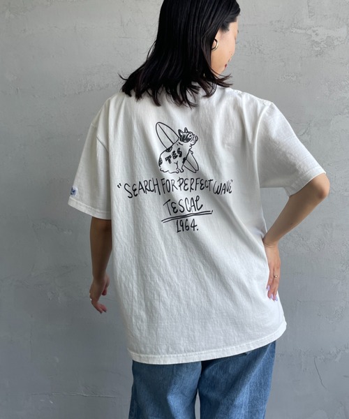 tシャツ 「THE ENDLESS SUMMER/エンドレスサマー」 別注 手書き風ロゴ BUHIバックプリント Tシャツ レディース メンズ The Endless Summer tシャツ 「THE ENDLESS SUMMER/エンドレス