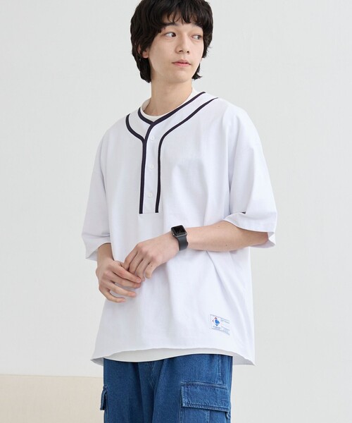 coen tシャツ USAコットンベースボールTシャツ メンズ