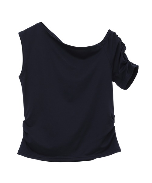 tシャツ Julier Ecocoアシンメトリートップス レディース
