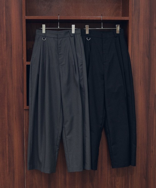 【海外輸入】 D パンツ スラックス lit Ring レディース Pants Tuck パンツ