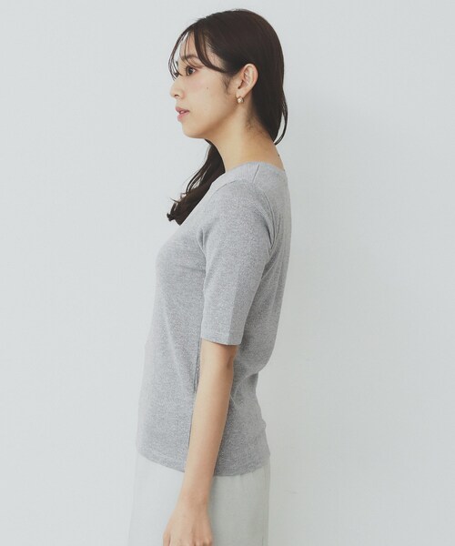 tシャツ ラメフリルカットTOPS レディース ParAvion tシャツ フリル襟付きラメメロートップス レディース