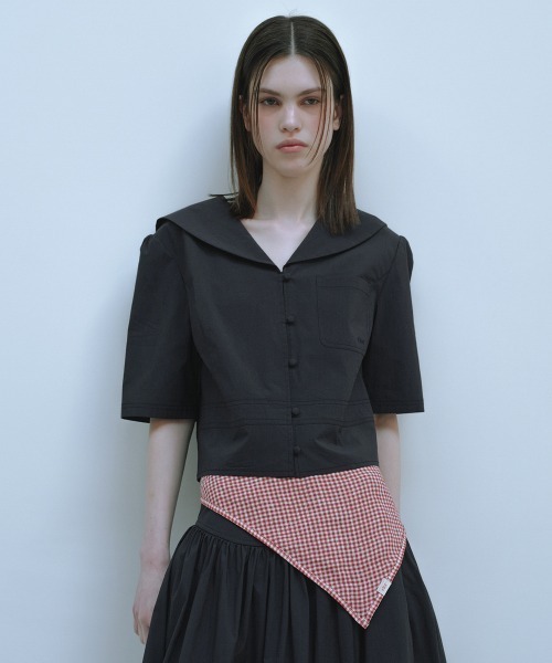 ブラウス シャツ SAILOR COTTON SHIRT レディース