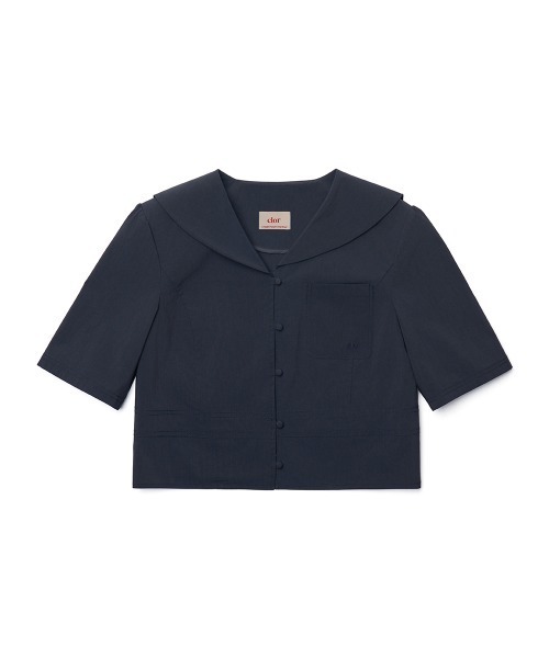 clor ブラウス シャツ SAILOR COTTON SHIRT レディース : ZOZOTOWN