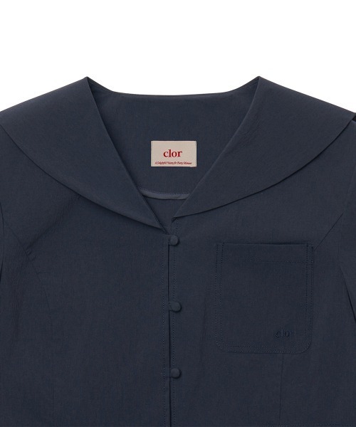 ブラウス シャツ SAILOR COTTON SHIRT レディース clor ブラウス シャツ SAILOR COTTON SHIRT レディース