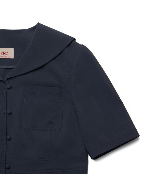 ブラウス シャツ SAILOR COTTON SHIRT レディース clor ブラウス シャツ SAILOR COTTON SHIRT レディース