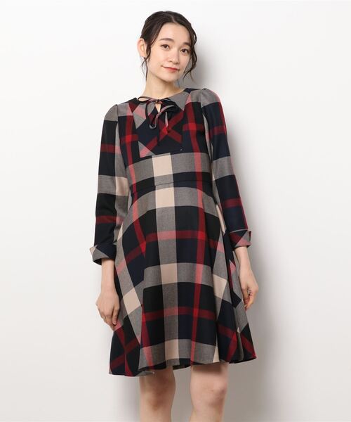 ブルーレーベルクレストブリッジ ワンピース チェックのおすすめ人気