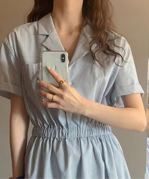 tシャツ ストライプシャツワンピース レディース tシャツ ストライプシャツワンピース レディース : ZOZOTOWN