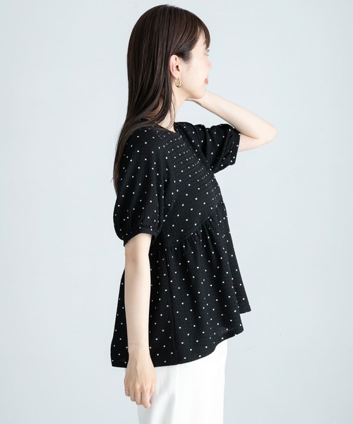 ドットプリントプルオーバー URBAN RESEARCH Sonny Label tシャツ 「WEB限定」ドットプリント