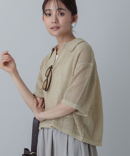 【THE TOÉ 】HERALD SHORT SLEEVE ポロニットニット Herald Short Sleeve Polo Knit – THE TOÉ