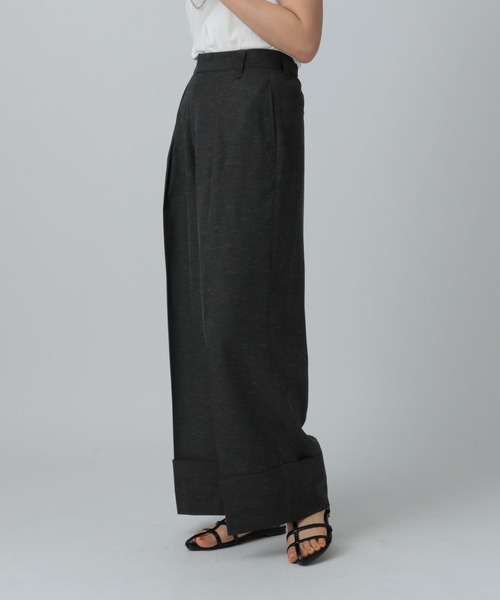 LEPSIM パンツ リネンブレンドスラックスパンツ 324950