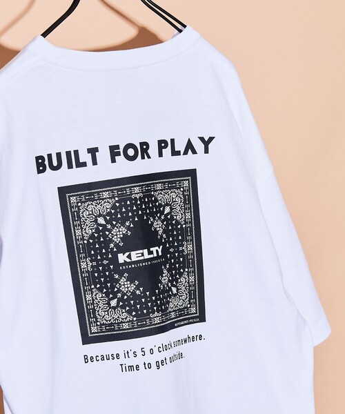 「FREAK'S STORE」 「KELTY」半袖Tシャツ LARGE ホワイト メンズ