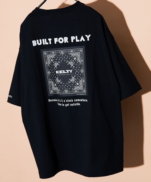 「FREAK'S STORE」 「KELTY」半袖Tシャツ LARGE ホワイト メンズ