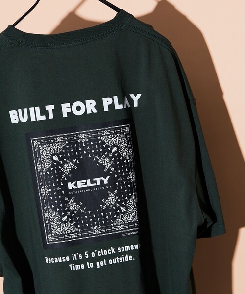 「FREAK'S STORE」 「KELTY」半袖Tシャツ LARGE ホワイト メンズ