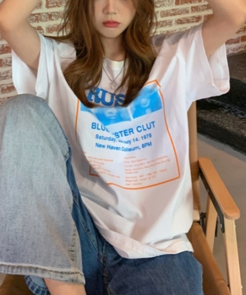 tシャツ ロゴプリントルーズTシャツ レディース tシャツ ロゴプリントルーズTシャツ レディース : ZOZOTOWN