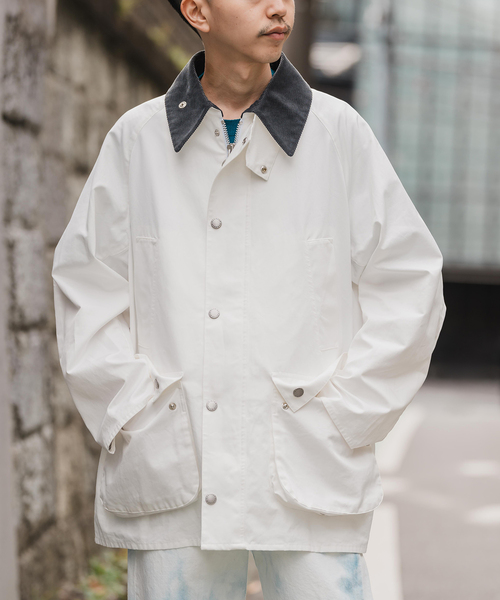 Barbour（バブアー） ジップアップブルゾン 36 カーキ メンズ